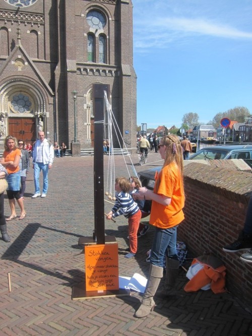 Stokken vangen - Handmatig